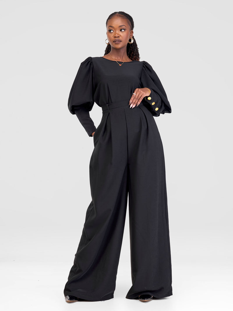 Mwasi Palazzo Set - Black